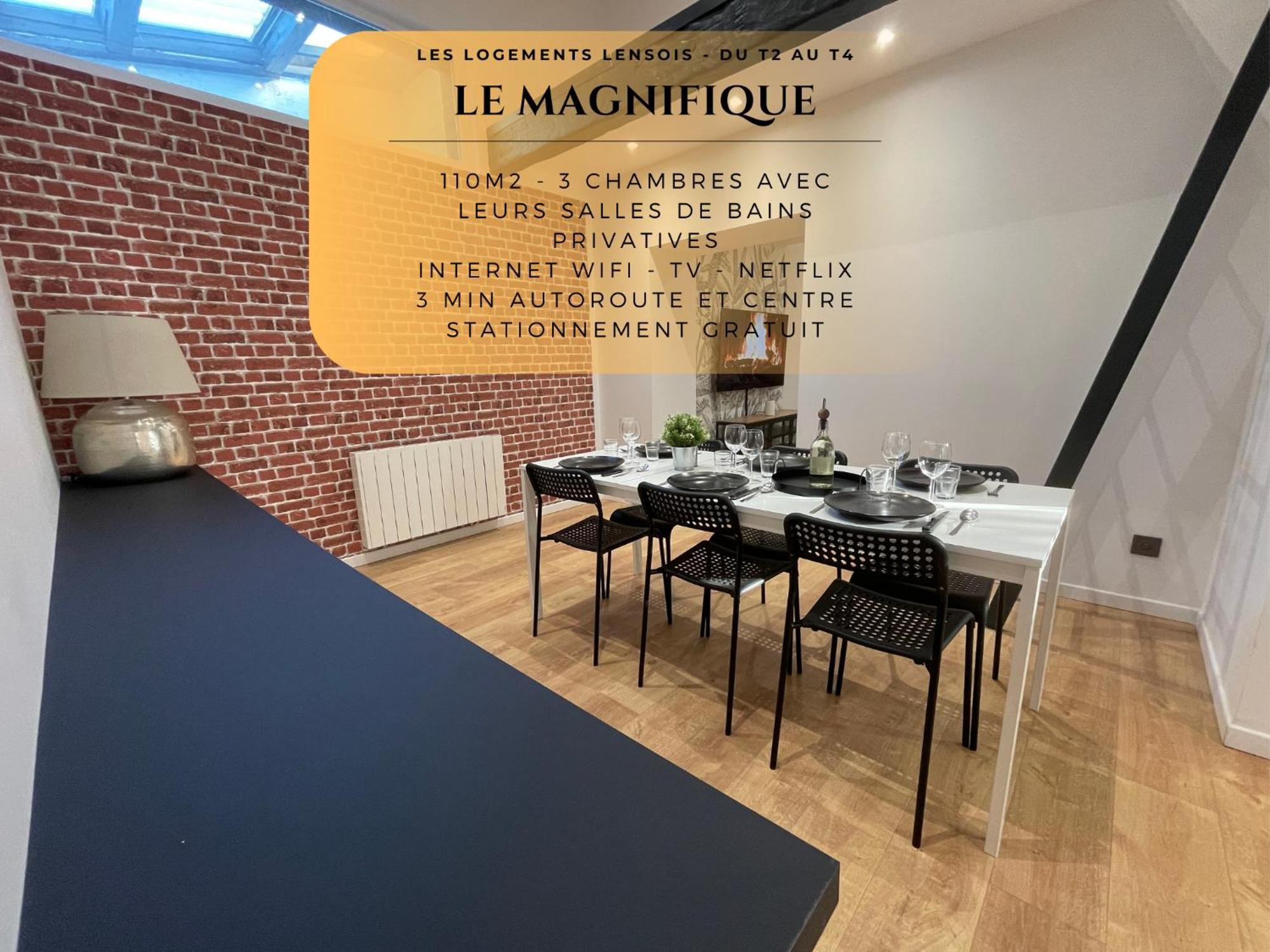 לנס Les 3 Suites - 6 Personnes - 3 Chambres Avec Sdb Privatives מראה חיצוני תמונה